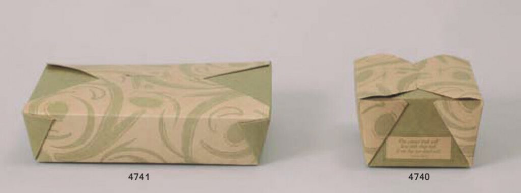 קופסאות נייר מלבניות TAKE-AWAY